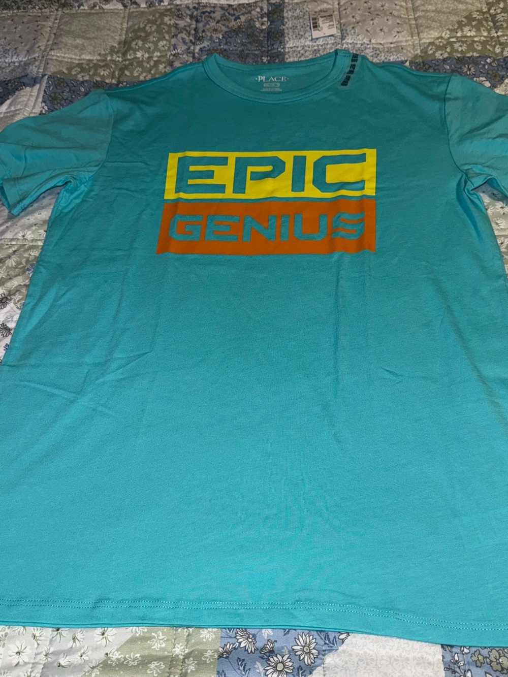 The Children’s Place Boys Size XXL 16 New NWT Epic Genius Shirt